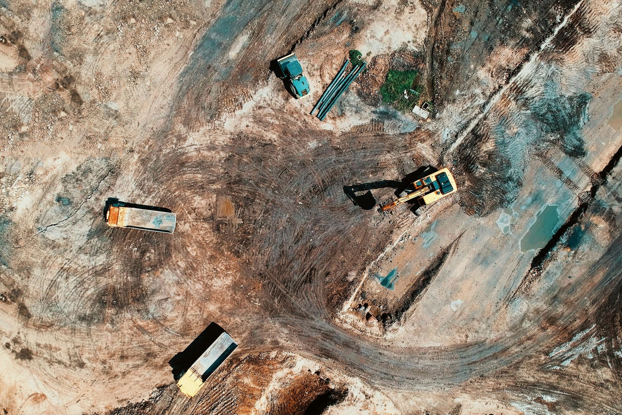 Industrial construction site